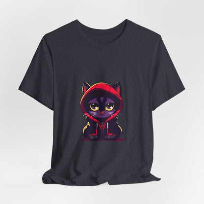 Cool Hooded Cat Unisex T-Shirt - Urban Studio Creations