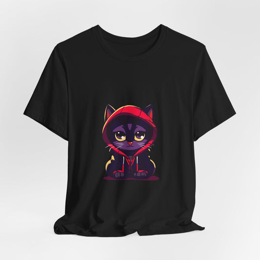 Cool Hooded Cat Unisex T-Shirt - Urban Studio Creations