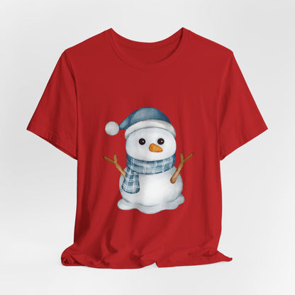 Cute Winter Snowman Unisex T-Shirt - Urban Studio Creations