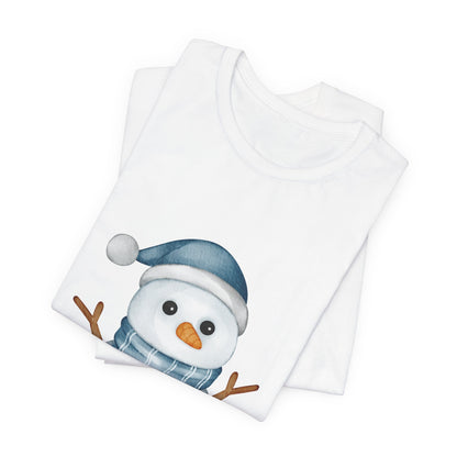 Cute Winter Snowman Unisex T-Shirt - Urban Studio Creations