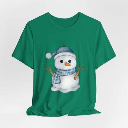 Cute Winter Snowman Unisex T-Shirt - Urban Studio Creations