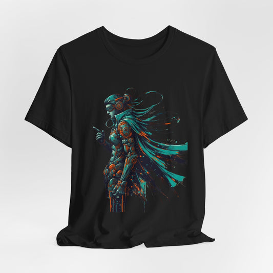 Cyberpunk Sentinel Unisex T-Shirt - Urban Studio Creations