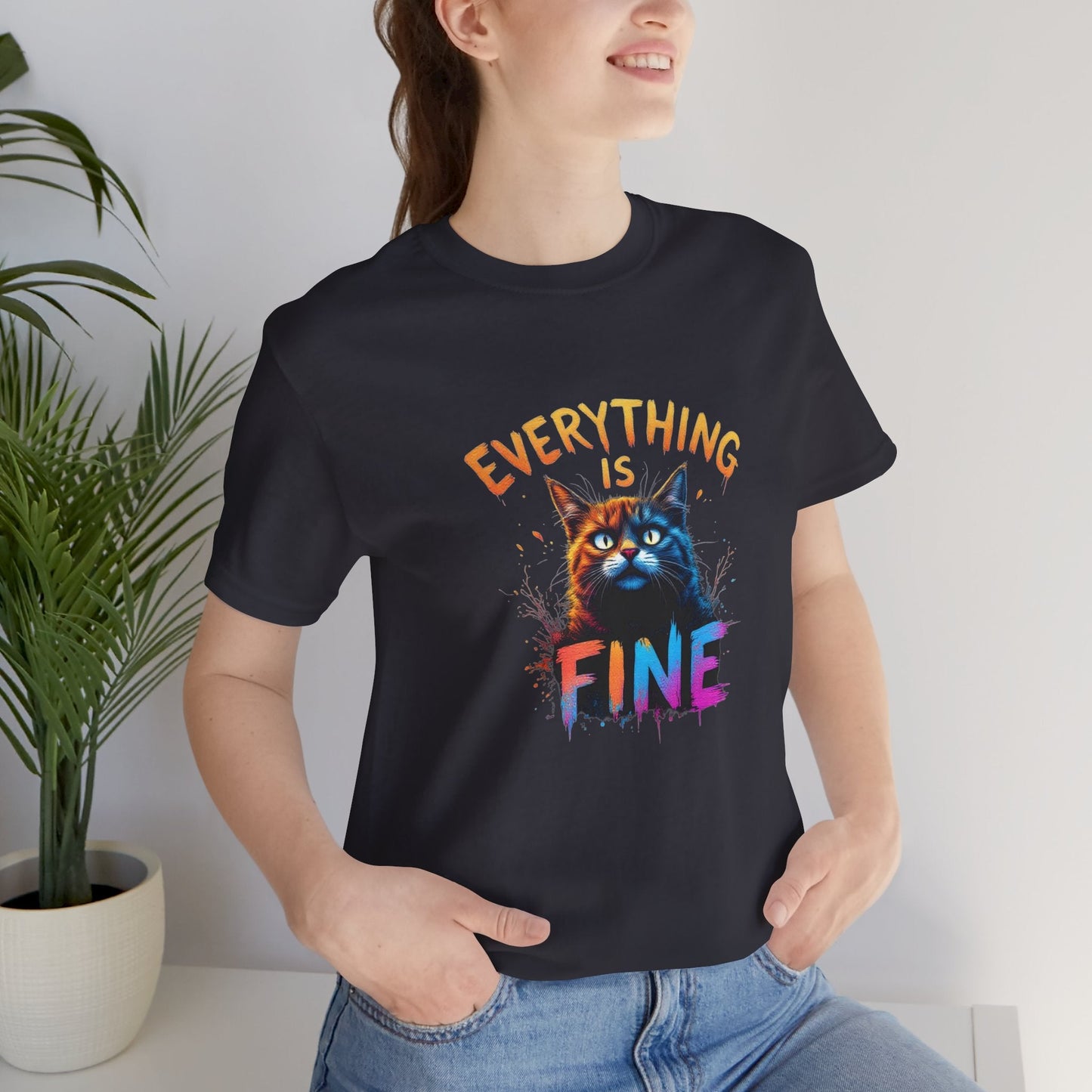 Everything is Fine Unisex T-Shirt - Urban Studio Creations