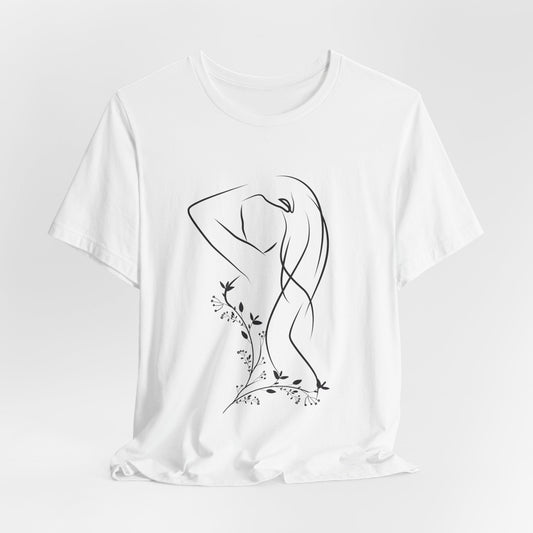 Floral Woman Art Unisex T-Shirt - Urban Studio Creations