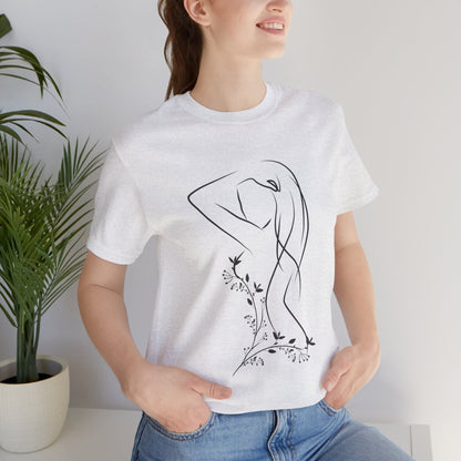 Floral Woman Art Unisex T-Shirt - Urban Studio Creations