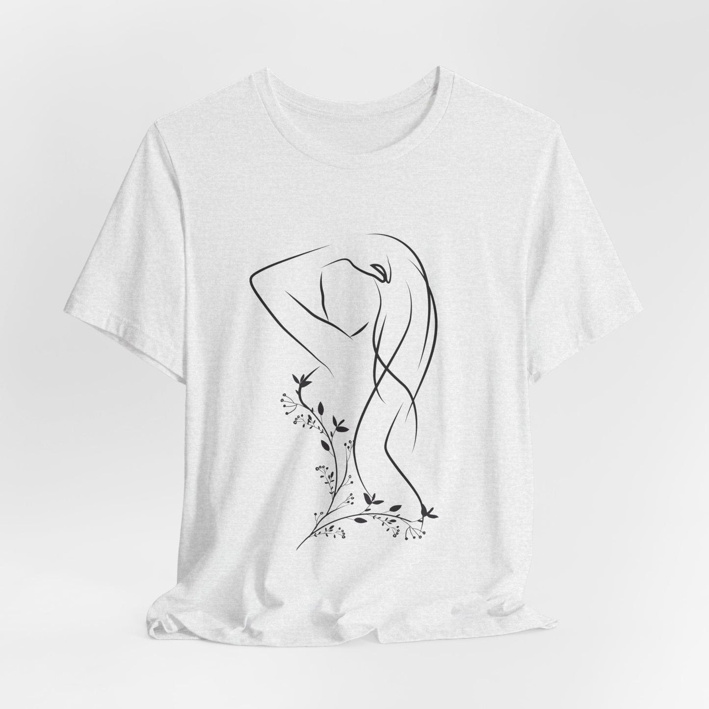 Floral Woman Art Unisex T-Shirt - Urban Studio Creations