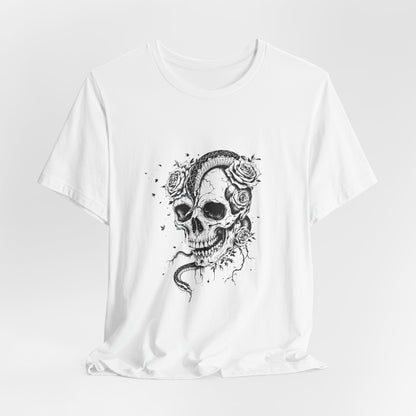 Gothic Garden Skull Unisex T-Shirt - Urban Studio Creations