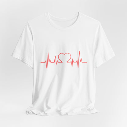 Heartbeat of Love Unisex T-Shirt - Urban Studio Creations