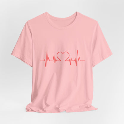 Heartbeat of Love Unisex T-Shirt - Urban Studio Creations