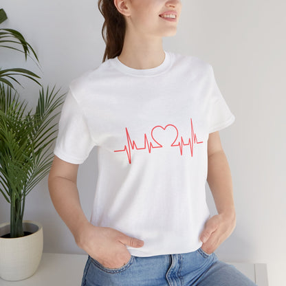 Heartbeat of Love Unisex T-Shirt - Urban Studio Creations