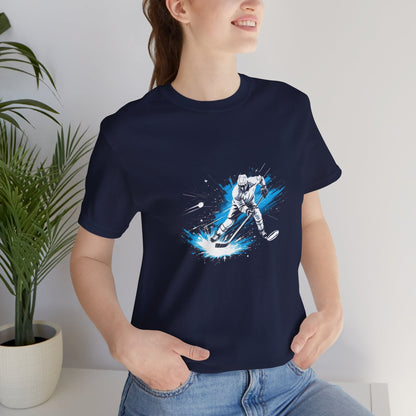 Hockey Burst Unisex T-Shirt - Urban Studio Creations