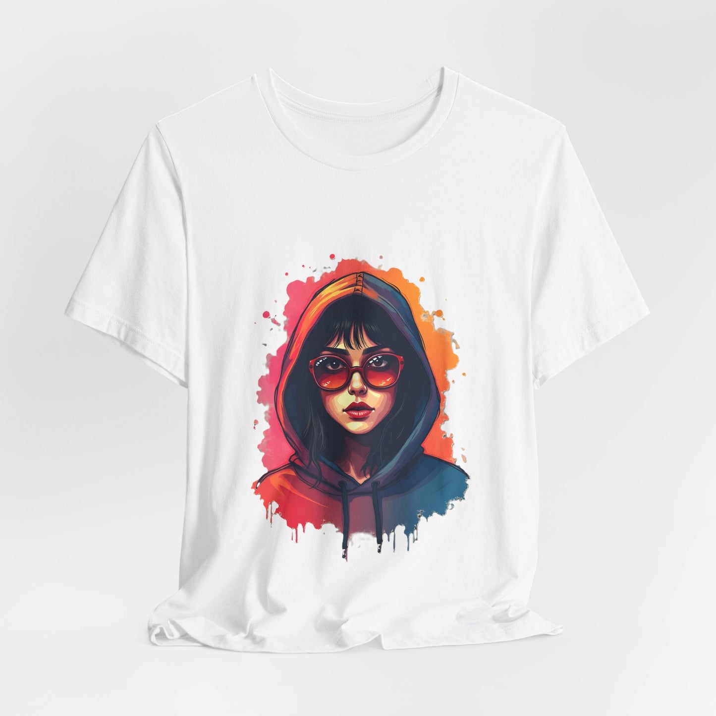 Hooded Girl Art Unisex T-Shirt - Urban Studio Creations