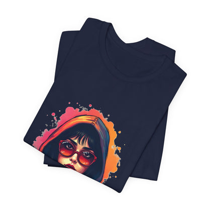 Hooded Girl Art Unisex T-Shirt - Urban Studio Creations