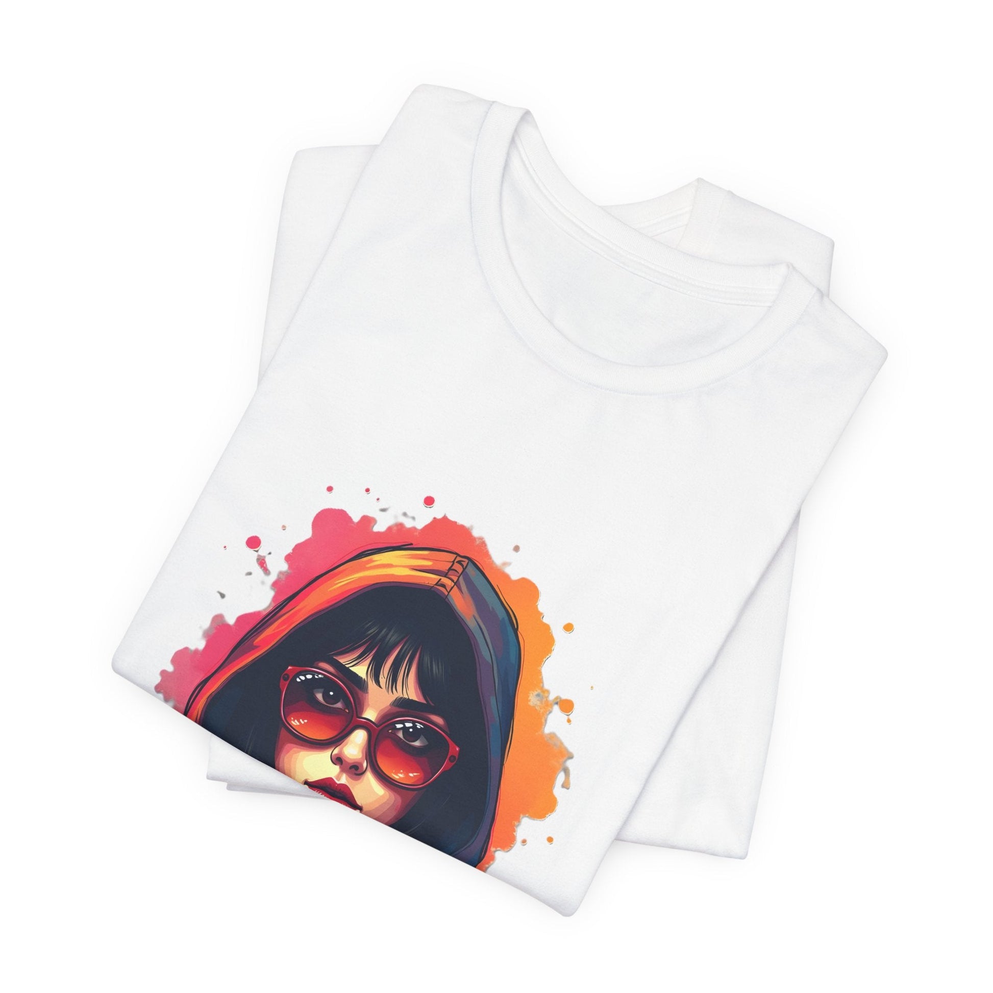 Hooded Girl Art Unisex T-Shirt - Urban Studio Creations