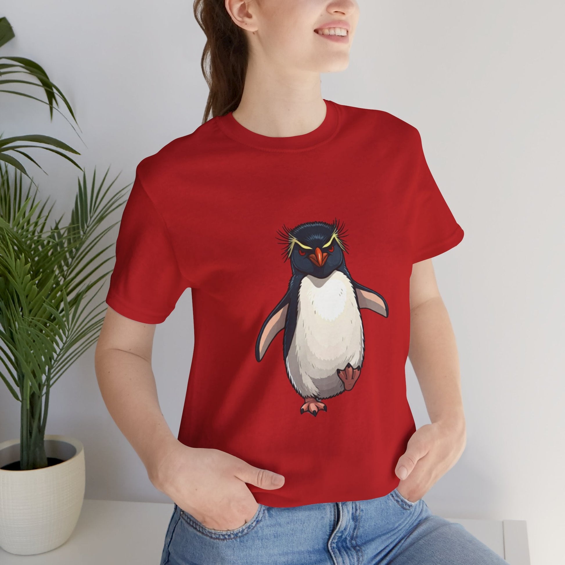 Mad Antarctic Penguin Unisex T-Shirt - Urban Studio Creations