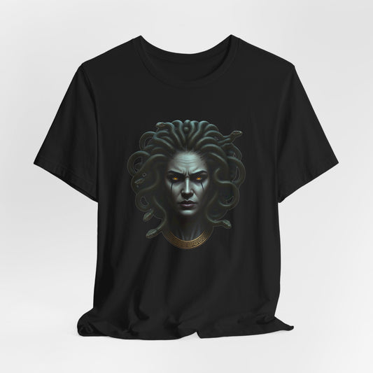 Medusa Snake Haired Unisex T-Shirt - Urban Studio Creations