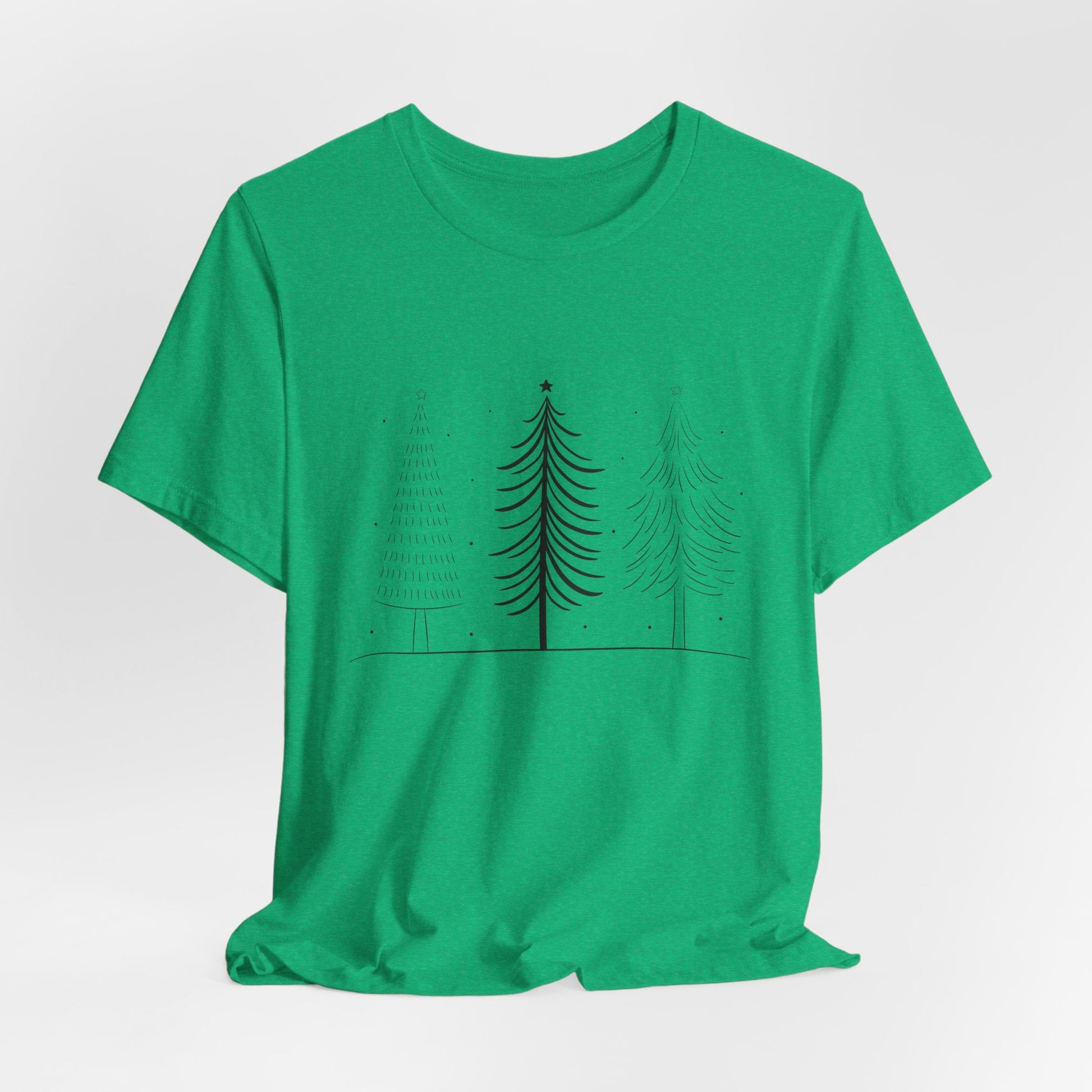 Modern Minimalist Christmas Tree Unisex T-Shirt - Urban Studio Creations