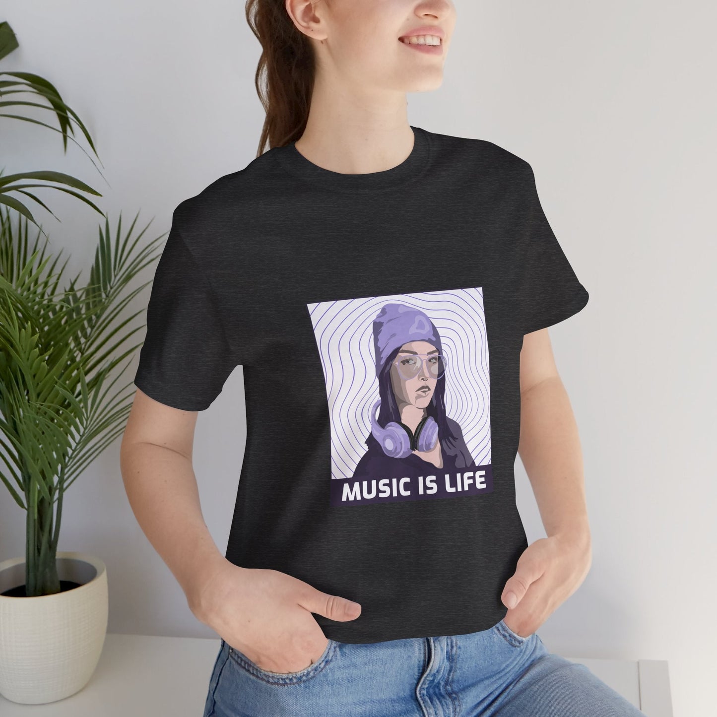 Music Is Life Unisex T-Shirt - Urban Studio Creations