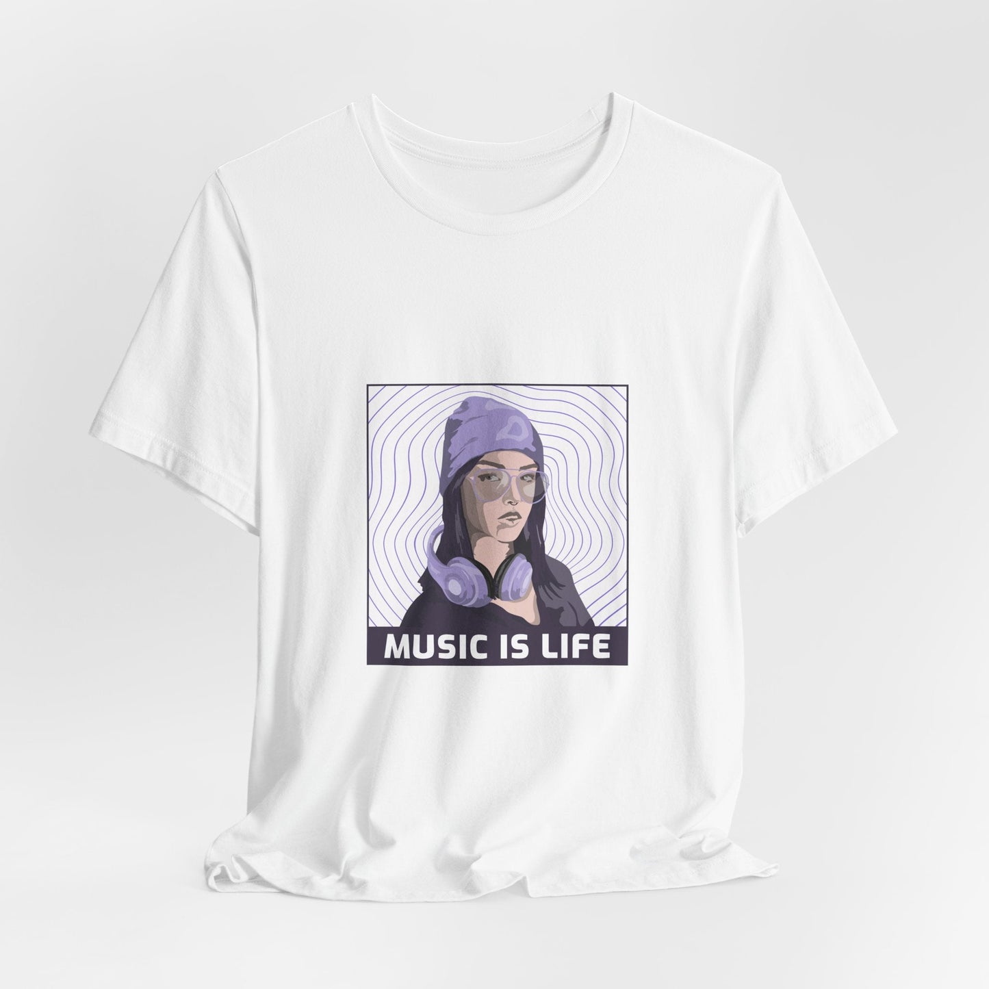 Music Is Life Unisex T-Shirt - Urban Studio Creations