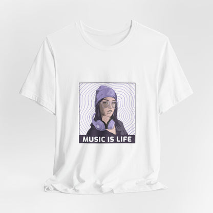 Music Is Life Unisex T-Shirt - Urban Studio Creations