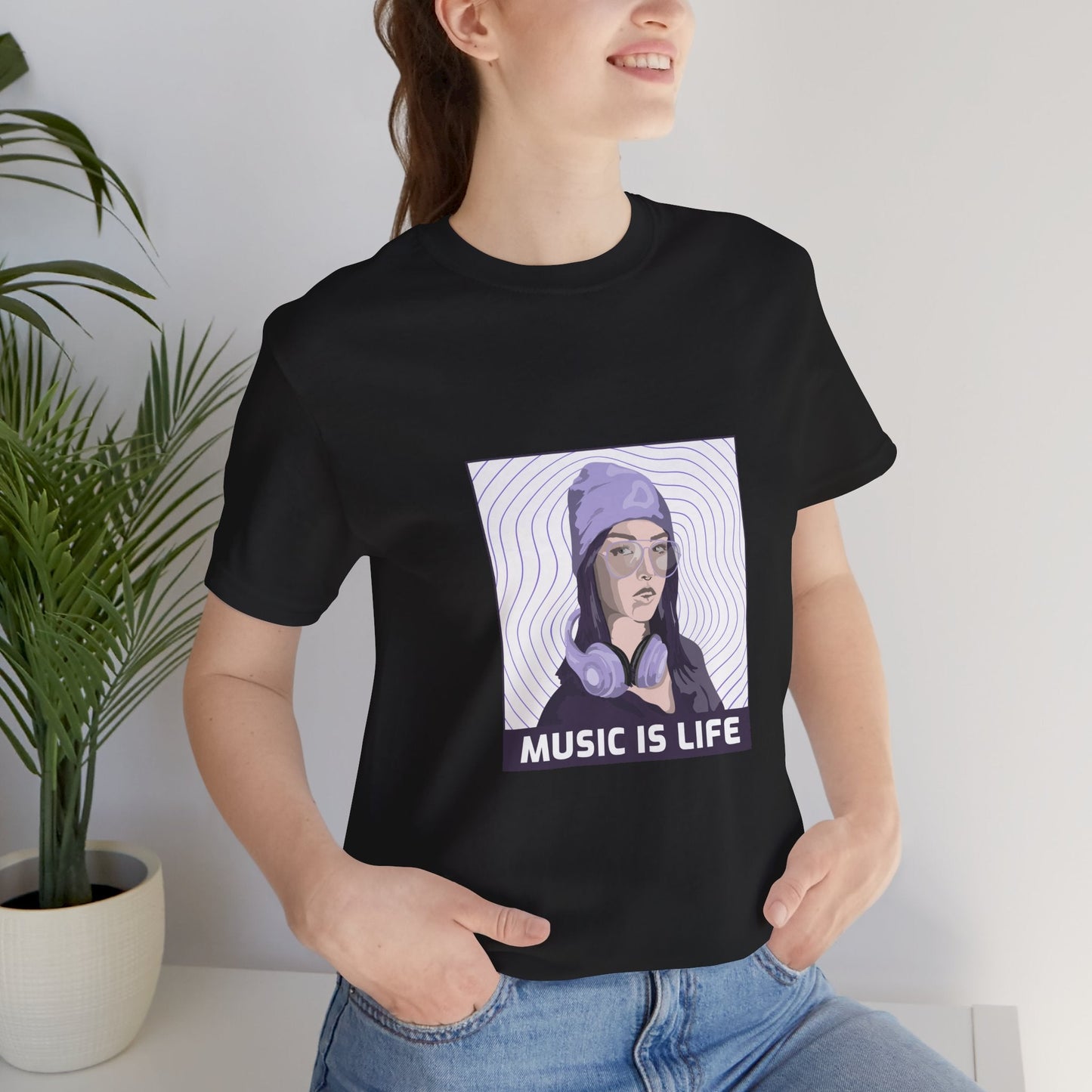 Music Is Life Unisex T-Shirt - Urban Studio Creations