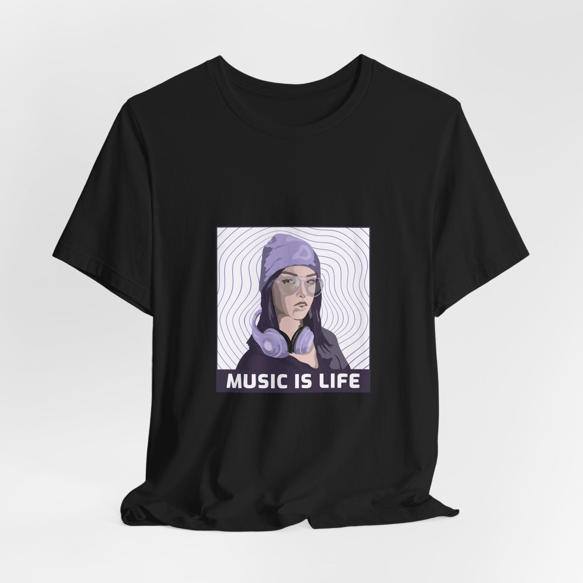 Music Is Life Unisex T-Shirt - Urban Studio Creations