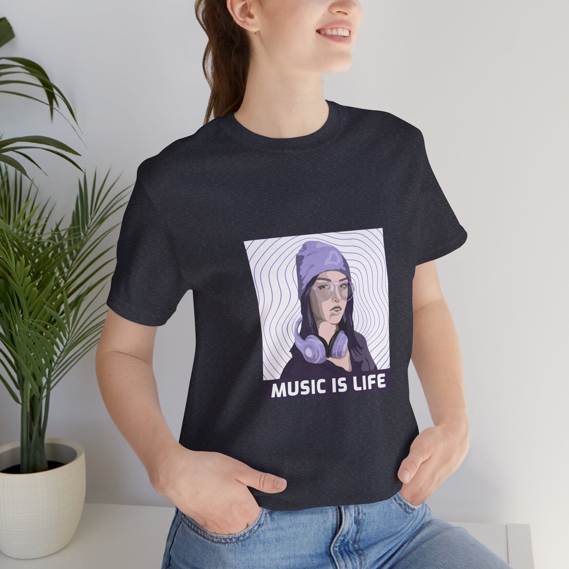 Music Is Life Unisex T-Shirt - Urban Studio Creations