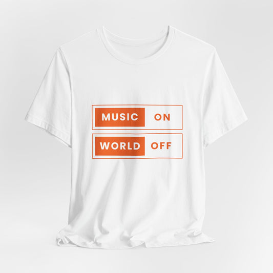 Music ON Unisex T-Shirt - Urban Studio Creations