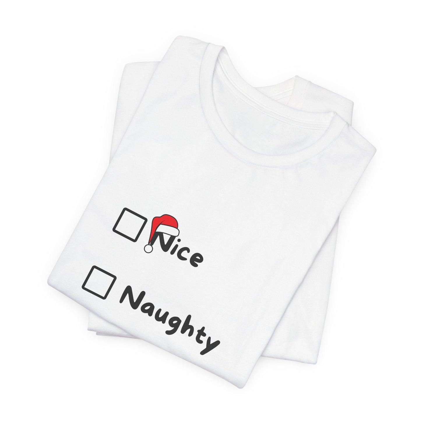 Naughty or Nice Christmas Unisex T-Shirt - Urban Studio Creations