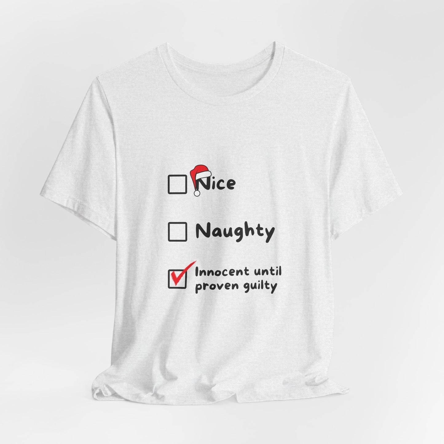 Naughty or Nice Christmas Unisex T-Shirt - Urban Studio Creations