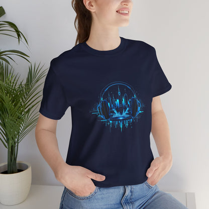 Neon Rhythm Unisex T-Shirt - Urban Studio Creations