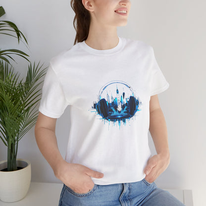 Neon Rhythm Unisex T-Shirt - Urban Studio Creations