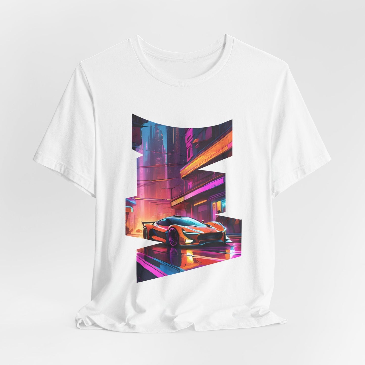 Neon Street Racer Unisex T-Shirt - Urban Studio Creations