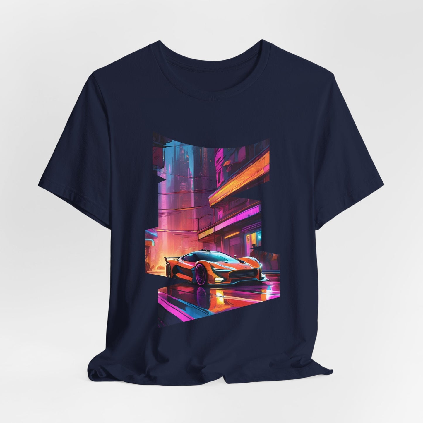 Neon Street Racer Unisex T-Shirt - Urban Studio Creations