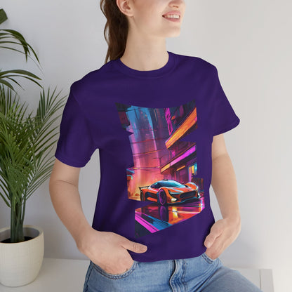 Neon Street Racer Unisex T-Shirt - Urban Studio Creations