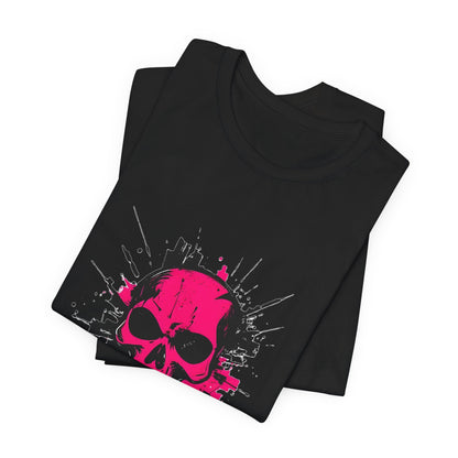 Pink Skull Unisex T-Shirt - Urban Studio Creations