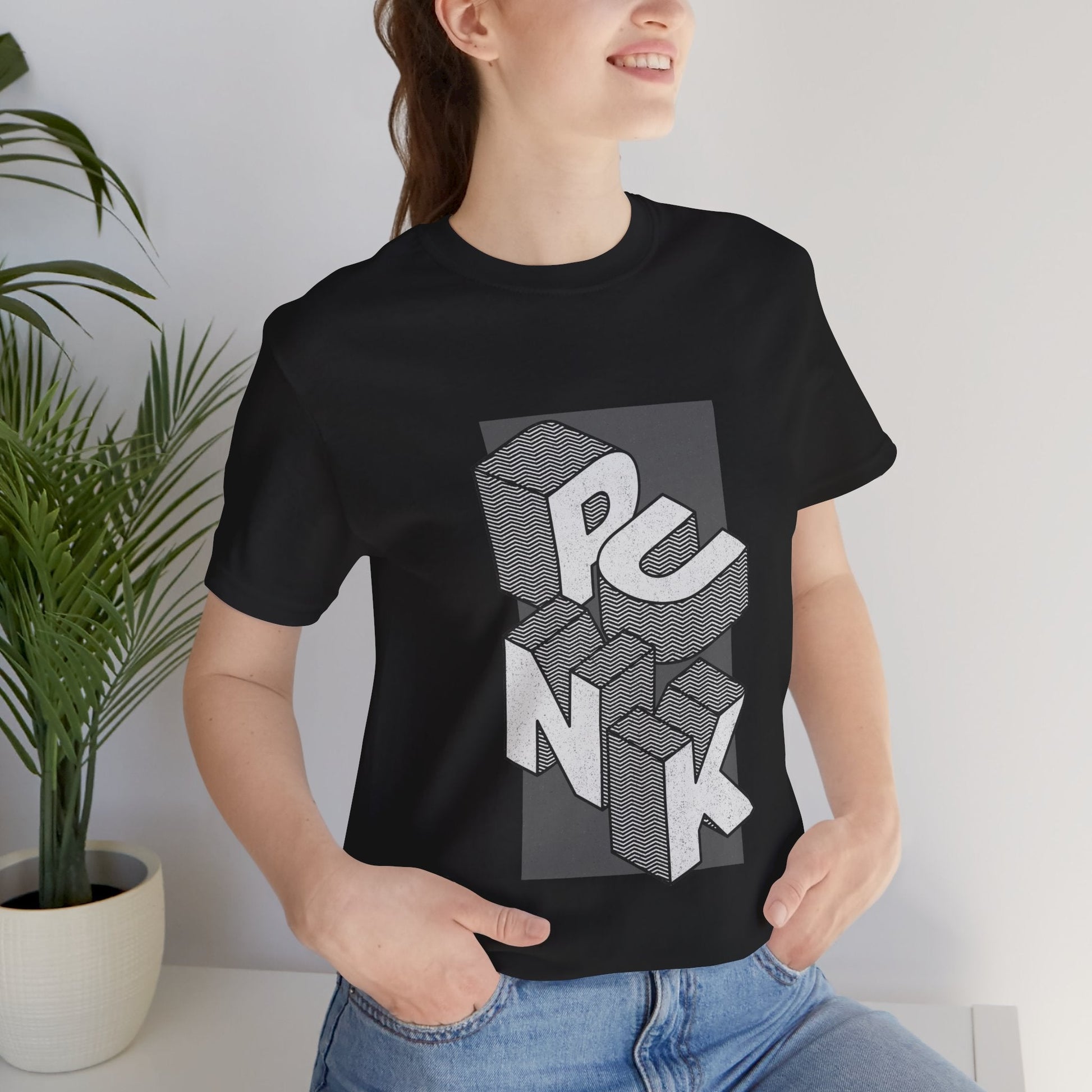 Retro Punk 3D Art Unisex T-Shirt - Urban Studio Creations