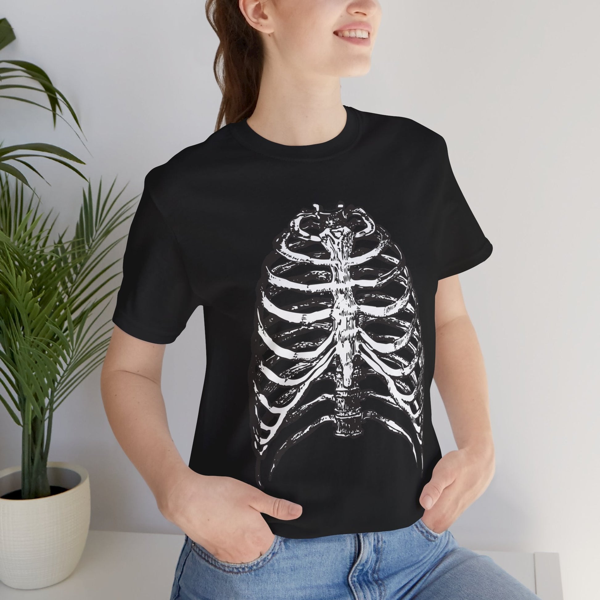 Ribcage Skeleton Unisex T-Shirt - Urban Studio Creations