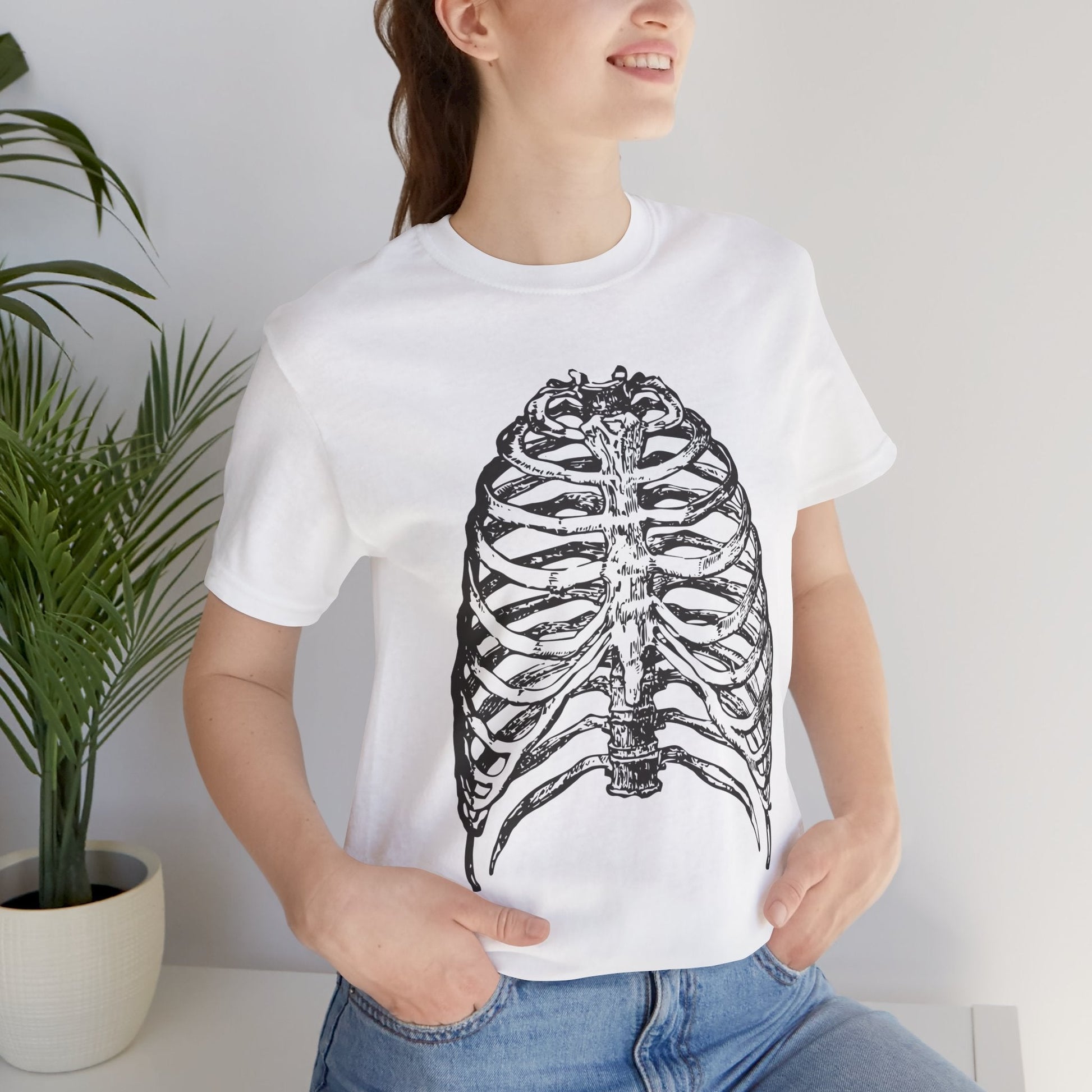 Ribcage Skeleton Unisex T-Shirt - Urban Studio Creations