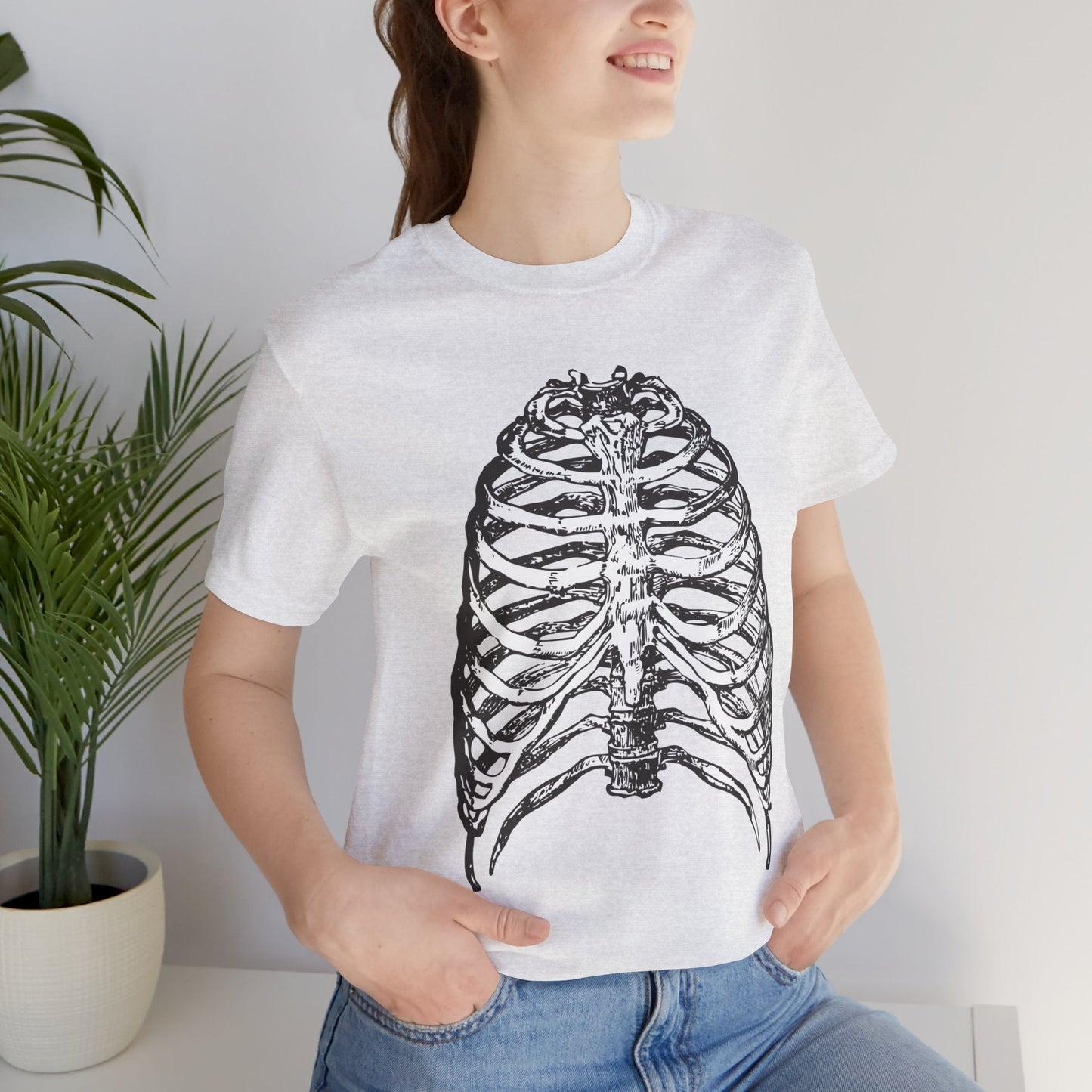 Ribcage Skeleton Unisex T-Shirt - Urban Studio Creations