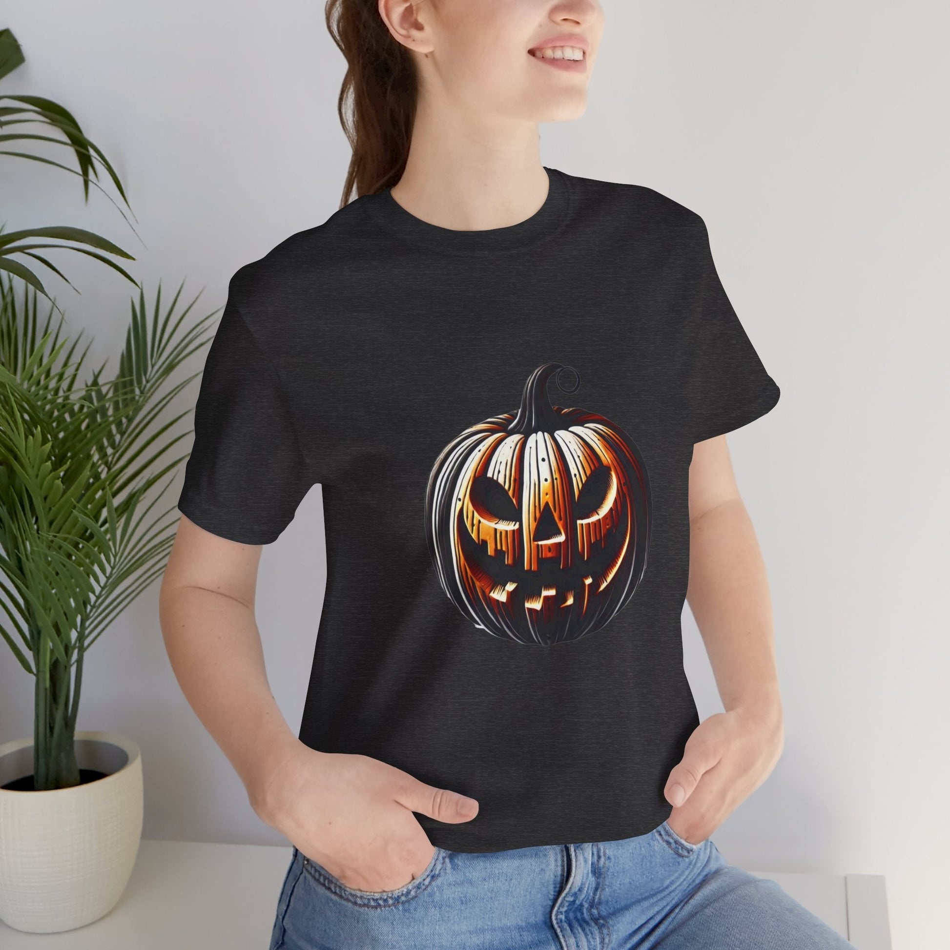 Scary Pumpkin Unisex T-Shirt - Urban Studio Creations