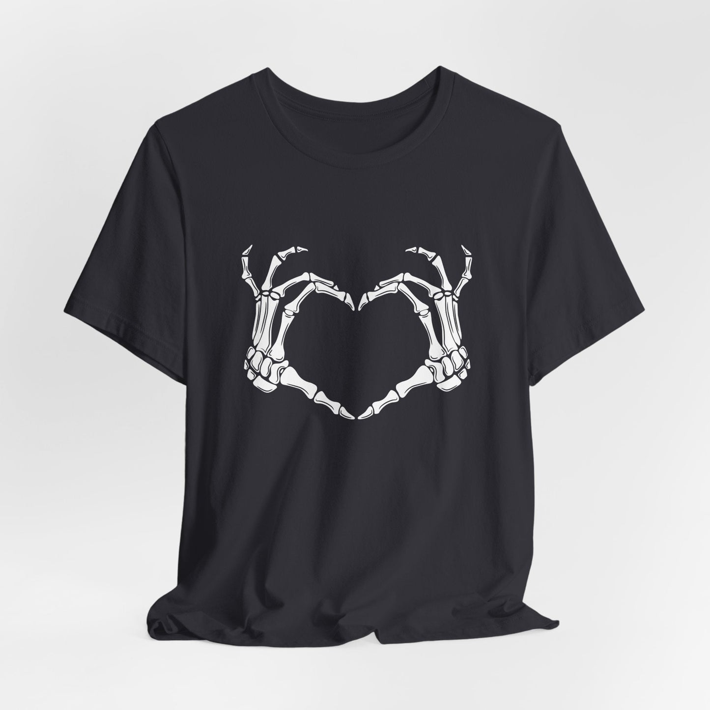 Skeleton Heart Hands Unisex T-Shirt - Urban Studio Creations