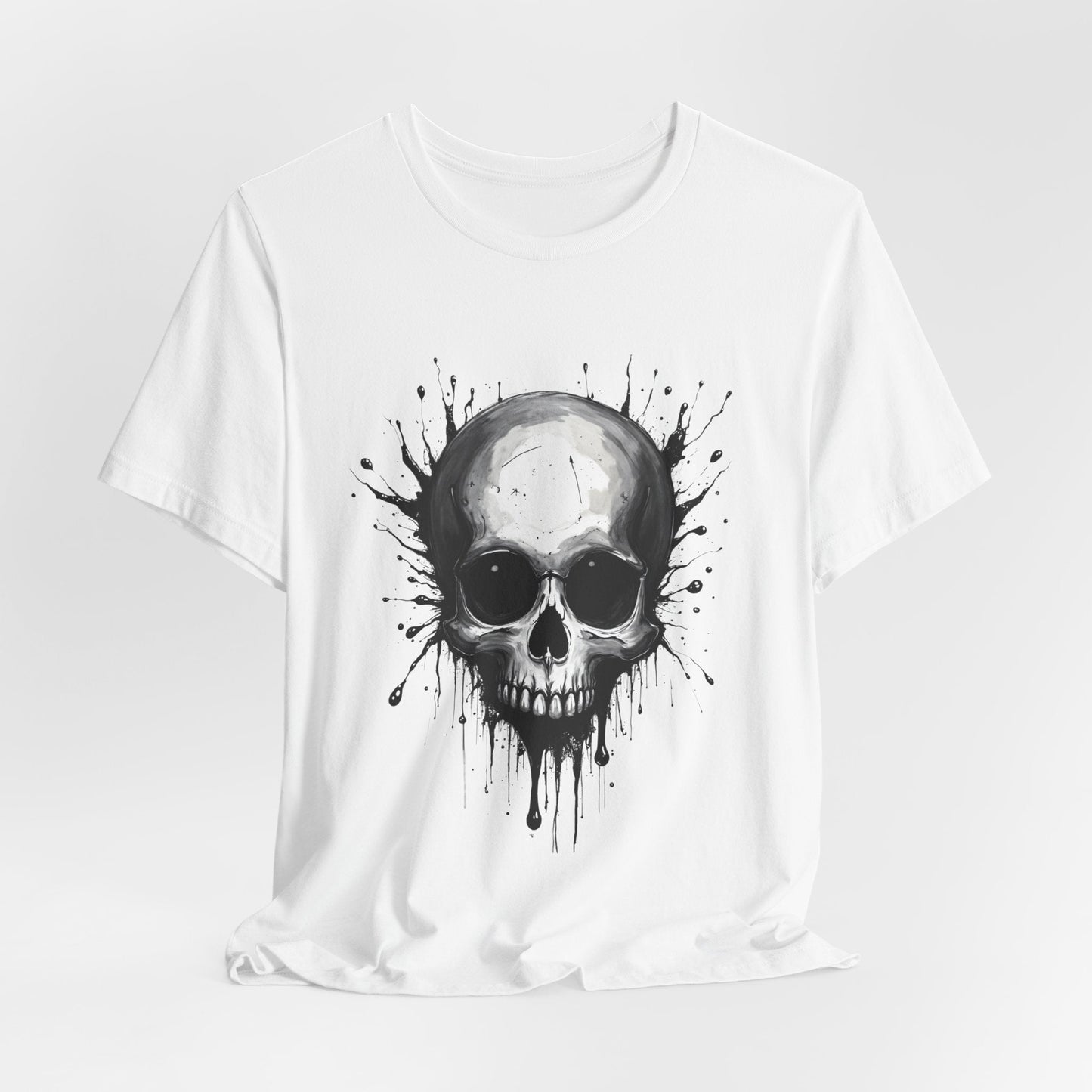 Skull Splash Art Unisex T-Shirt - Urban Studio Creations