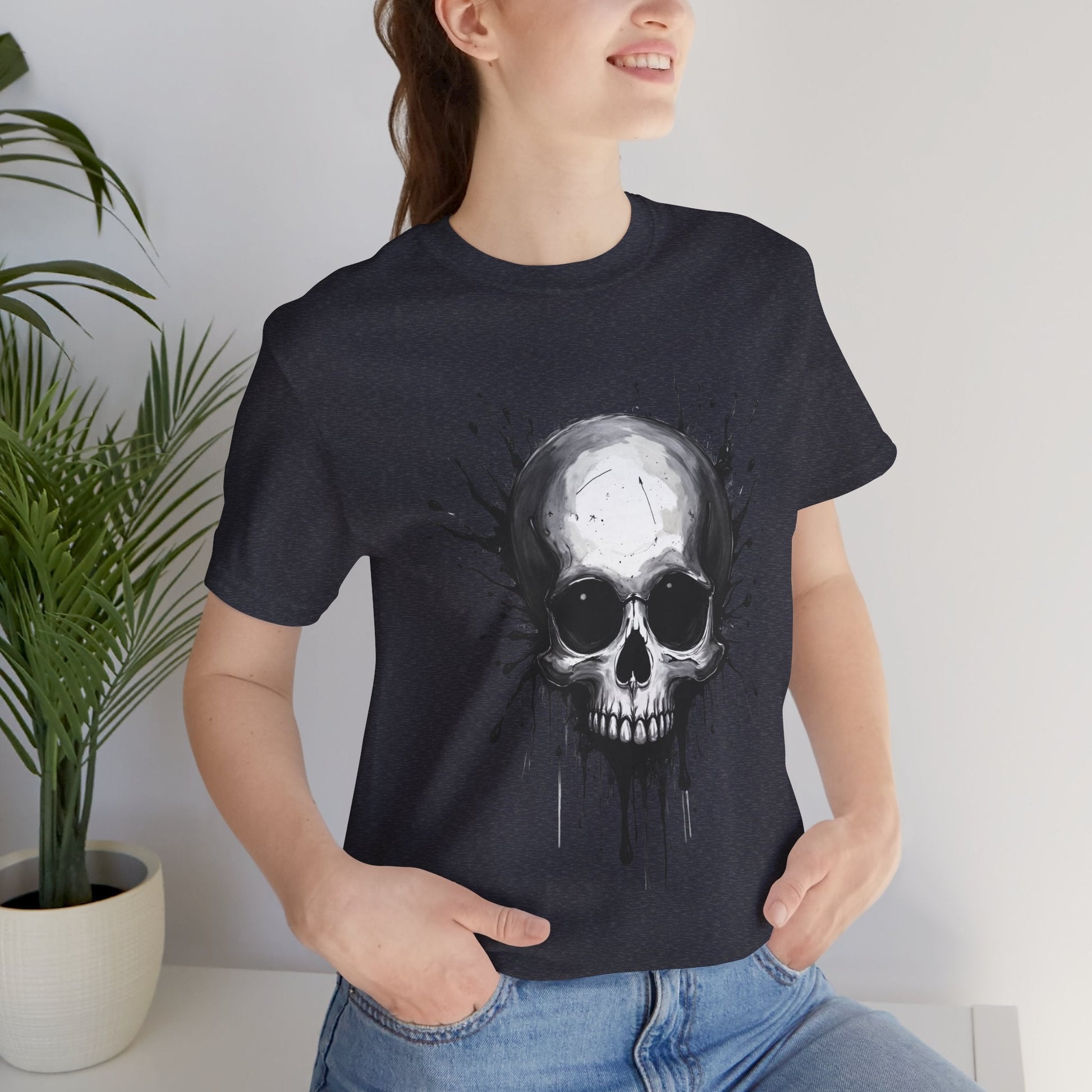 Skull Splash Art Unisex T-Shirt - Urban Studio Creations