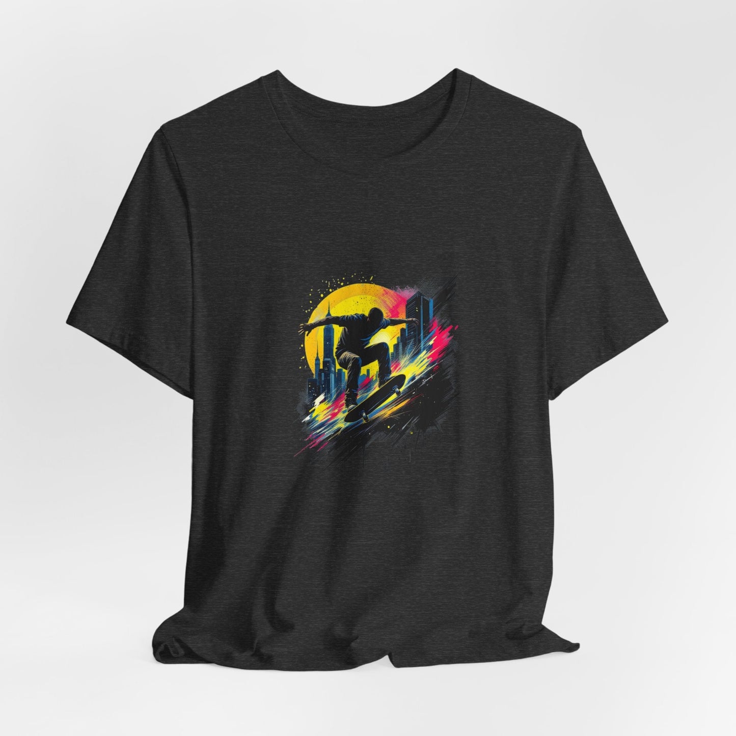 Sunset Skater Unisex T-Shirt - Urban Studio Creations