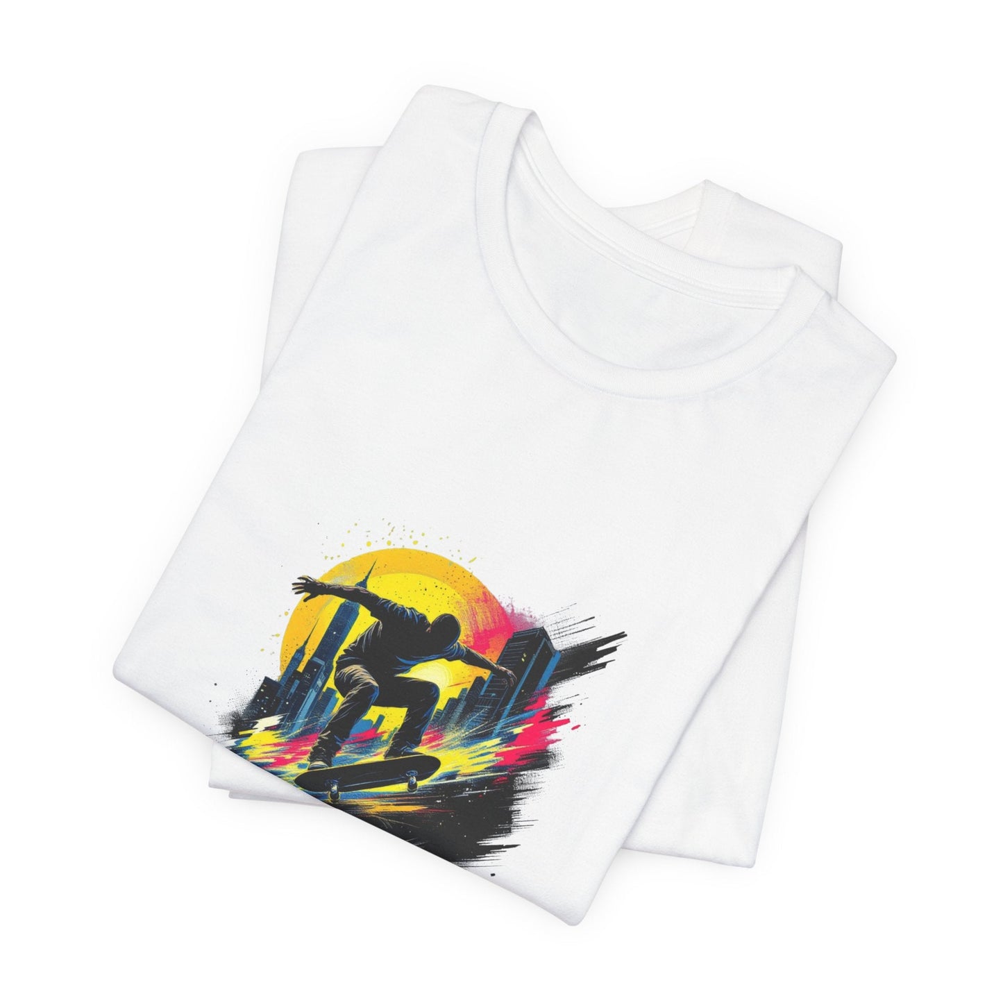 Sunset Skater Unisex T-Shirt - Urban Studio Creations