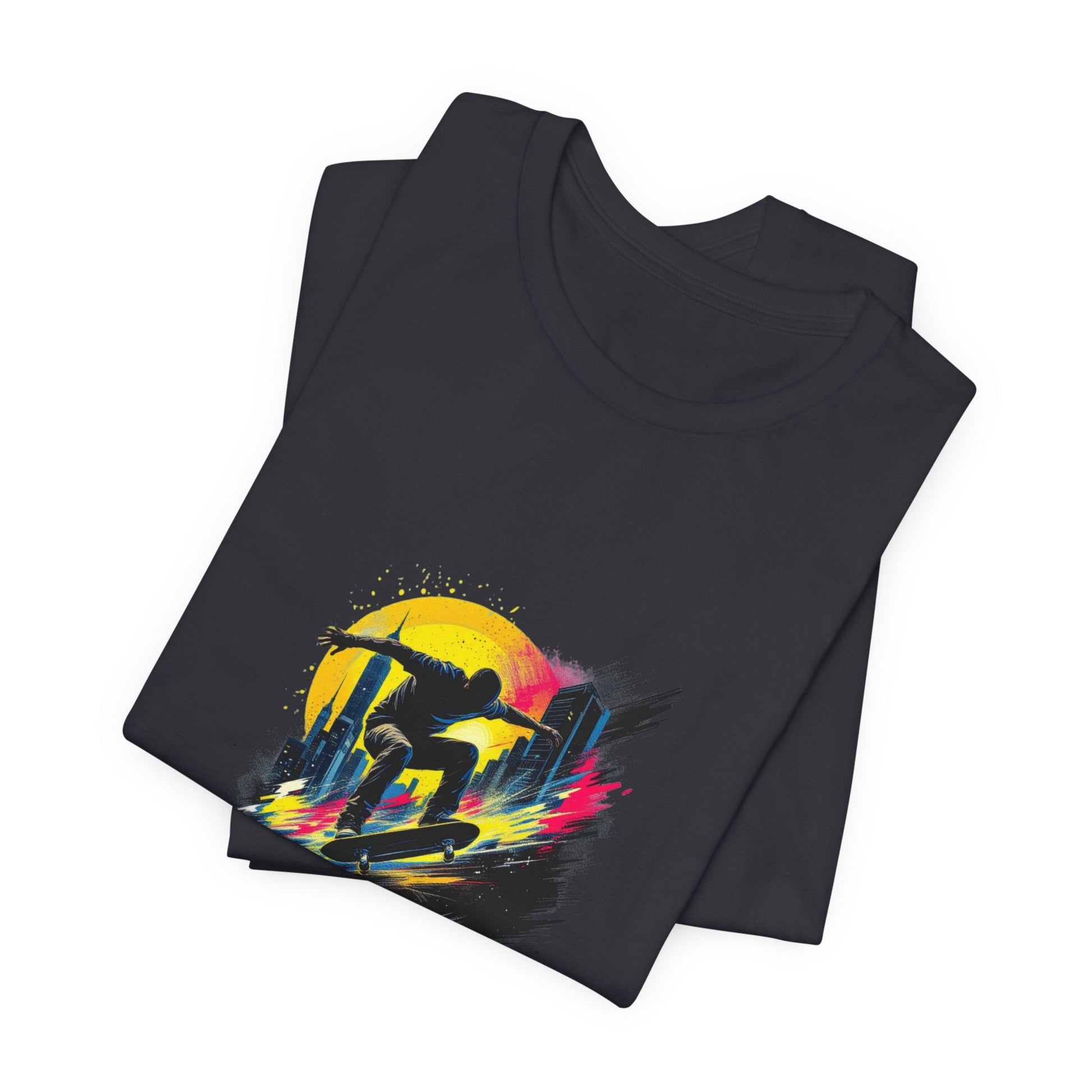 Sunset Skater Unisex T-Shirt - Urban Studio Creations