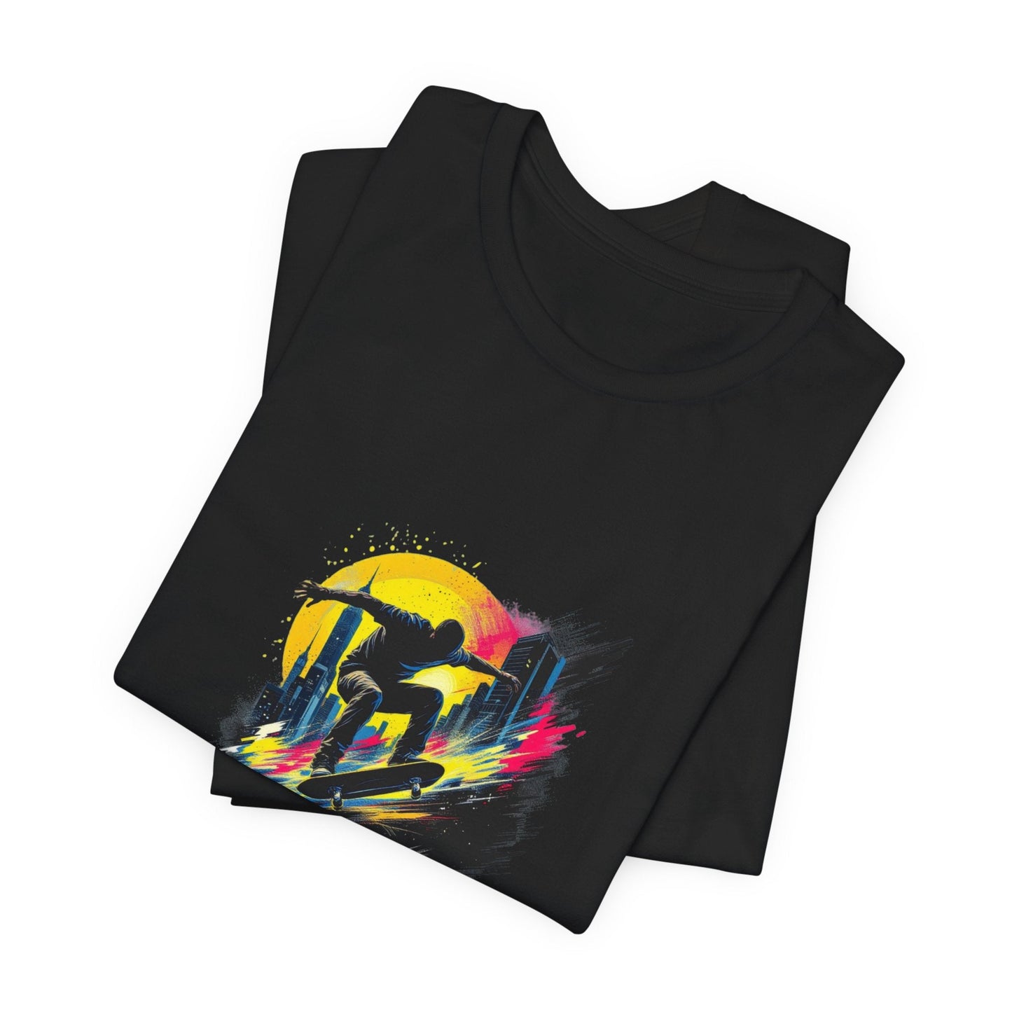 Sunset Skater Unisex T-Shirt - Urban Studio Creations