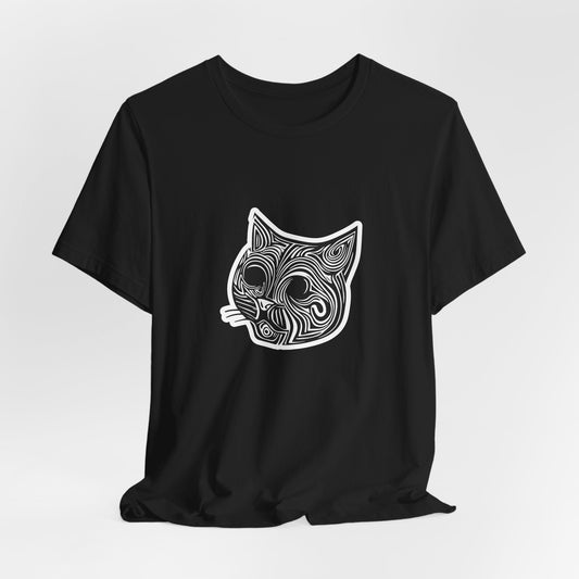 Tribal Cat Art Unisex T-Shirt - Urban Studio Creations