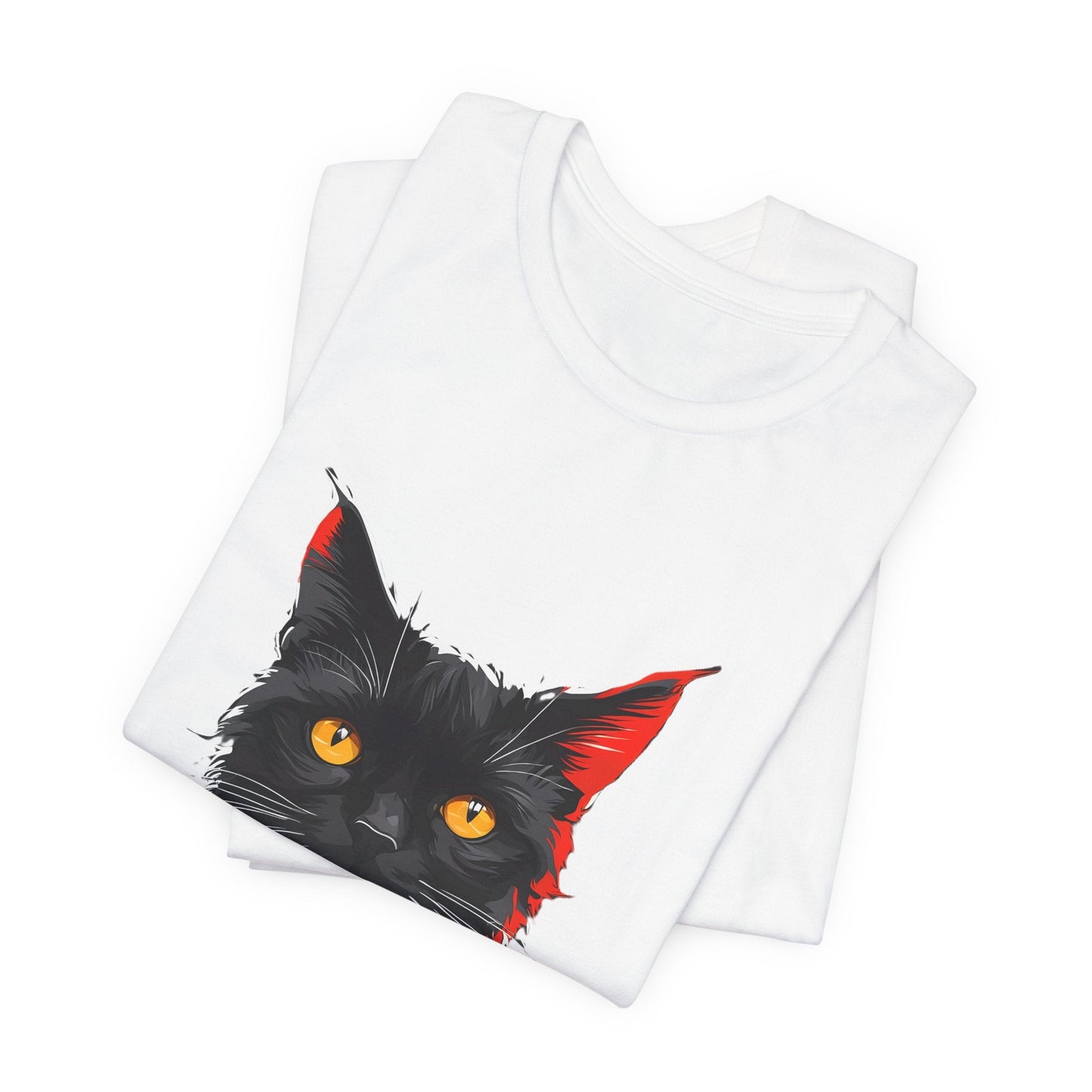 Vibrant Cat Art Unisex T-Shirt - Urban Studio Creations